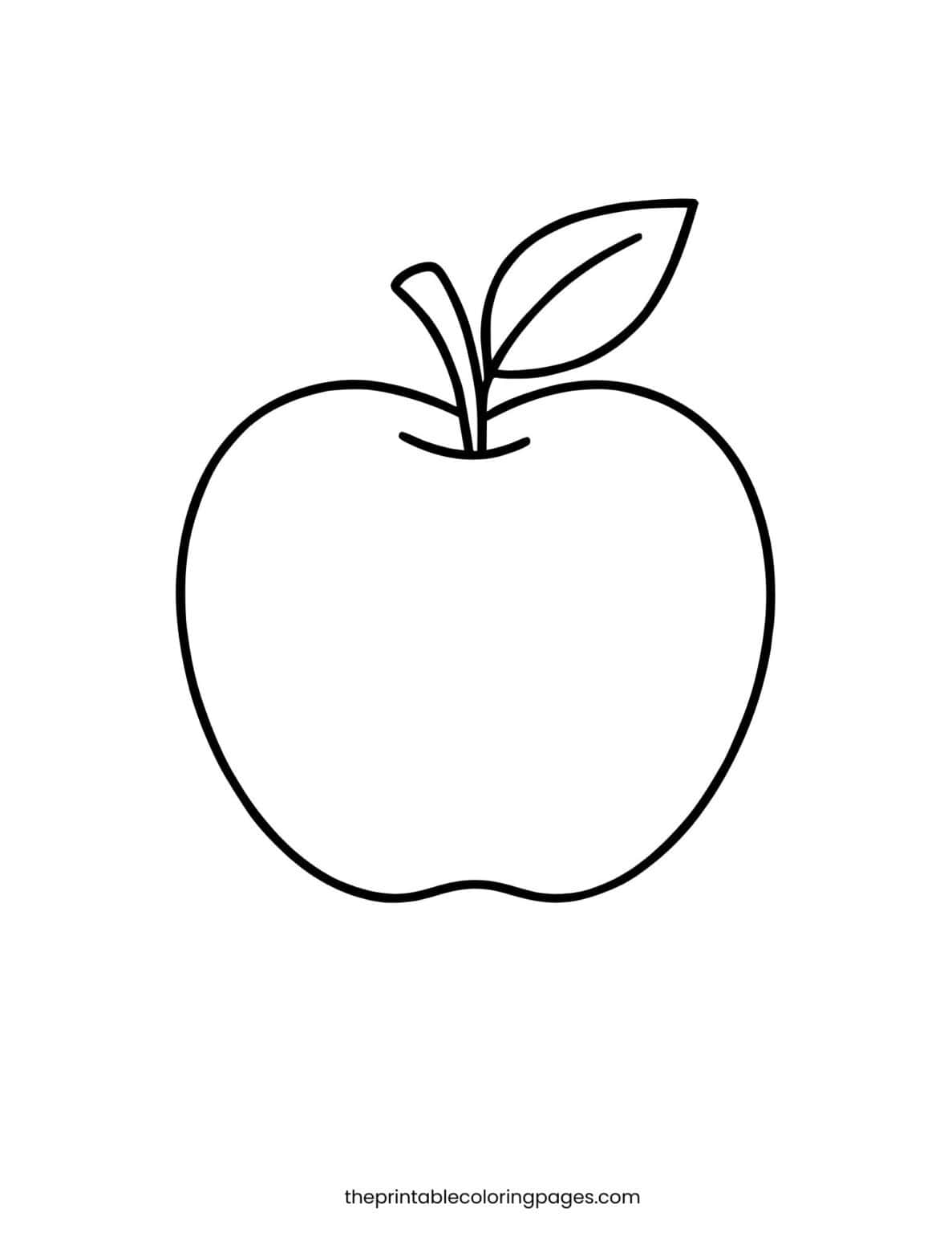 23 Free Printable Apple Coloring Pages and Templates for Fun Fall ...