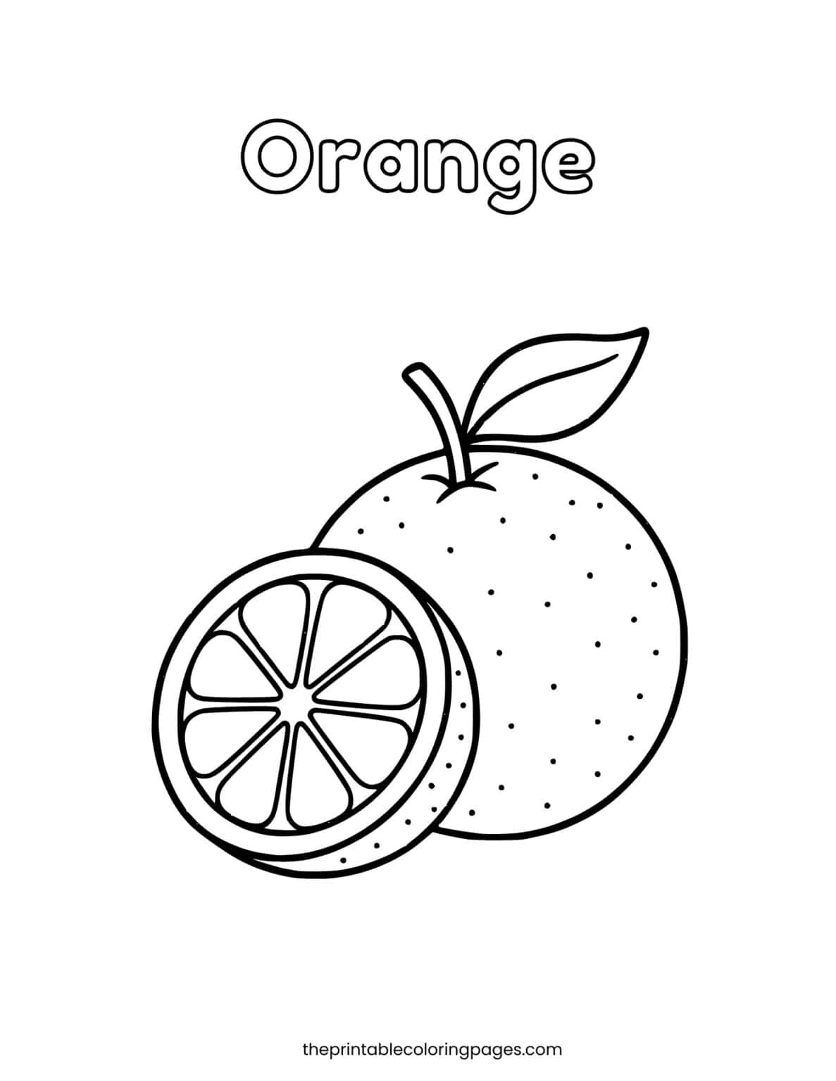 40+ Free Printable Fruit Coloring Pages for Kids - The Printable ...