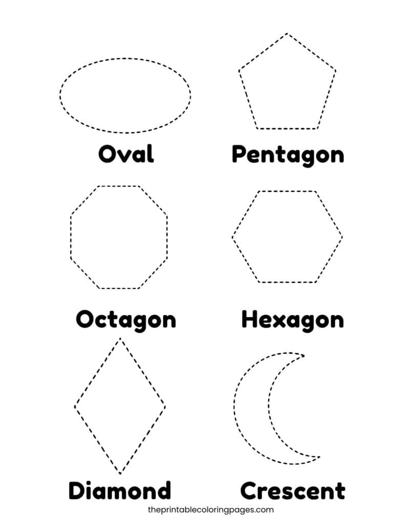 Free Printable Shapes Coloring Pages for Kids - The Printable Coloring ...